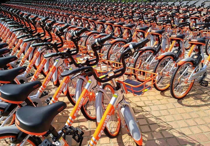 シェア 自転車 東京