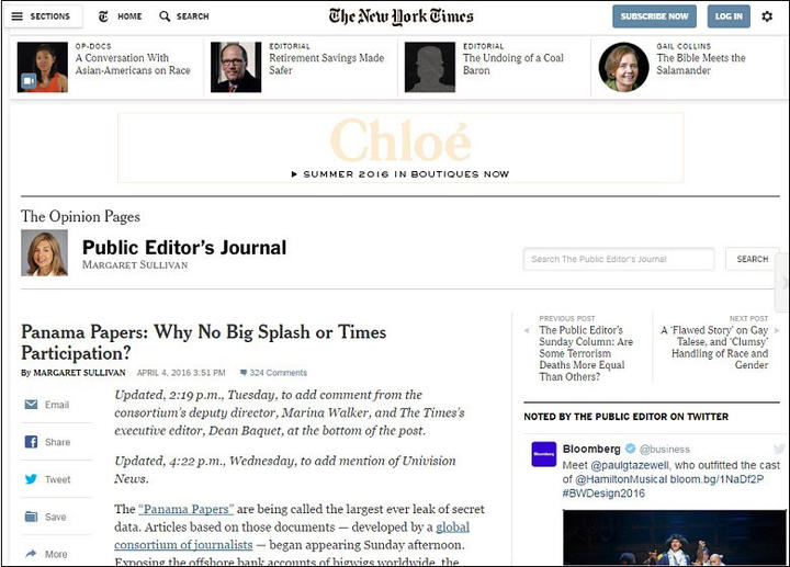 Nyタイムズですら蚊帳の外 パナマ文書 に乗り遅れた米メディア ワールド 最新記事 ニューズウィーク日本版 オフィシャルサイト