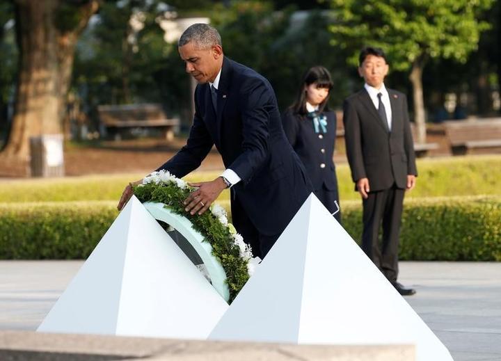 オバマ米大統領が現職初の広島訪問 核なき世界訴え慰霊碑に献花 ニューズウィーク日本版 オフィシャルサイト
