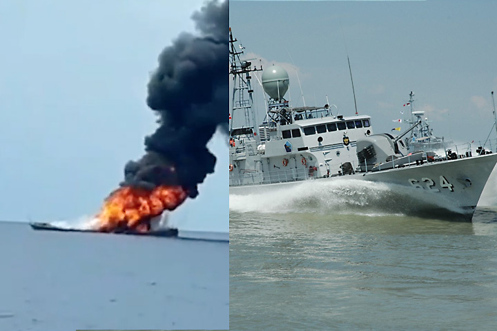 黒煙上げて沈没する老朽軍艦 近代化目指すインドネシア海軍 9カ月で2隻失う痛手 ワールド 最新記事 ニューズウィーク日本版 オフィシャルサイト