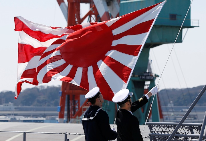 旭日旗は 腫れ物 扱い 自衛艦の旭日旗掲揚を韓国が自粛要請 ニューズウィーク日本版 オフィシャルサイト