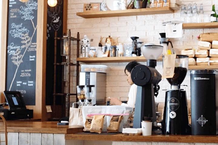 カフェの店内